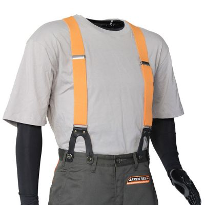 Braces - Heavy Duty Elastic - Button - Orange
