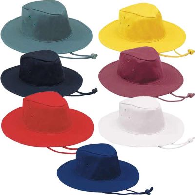 3800 Poly Cotton Slouch Hat with Chin strap