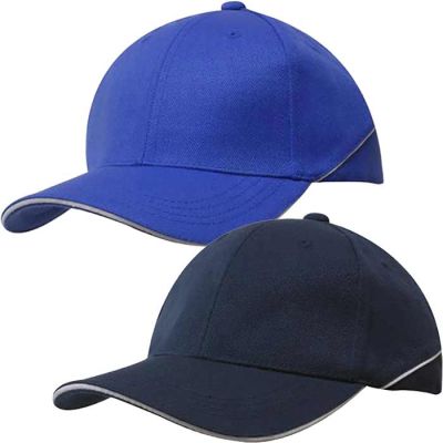 4013 American Twill Cap with Sandwich Trim
