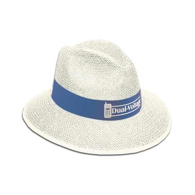4264 Madrid Style Straw Hat with Sweat Band