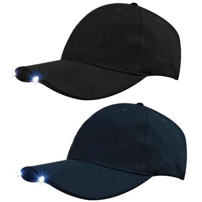 4202 Brushed Cotton Cap with LED Lights in Peak