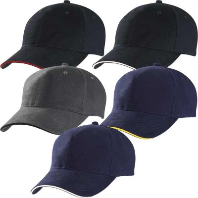 3975 One Fit Sandwich Peak Heavy Br Cotton Cap