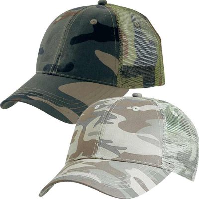 4092 Camo Trucker Cap