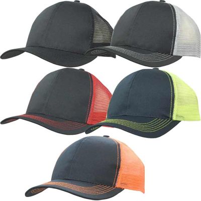 3819 Trucker Cap Breathable Poly Twill / Mesh Back