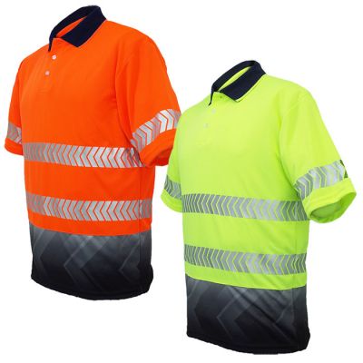 SP0723 Breezeway Polyester Segmented Taped Polo