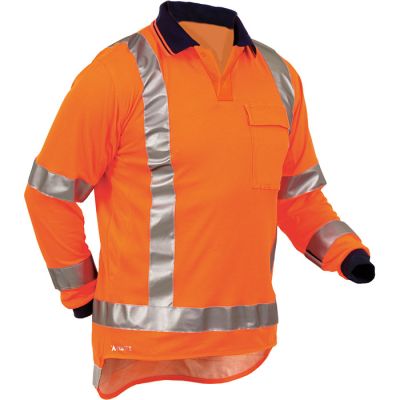 V14LS Microfibre Ultra Flect D/N TTMC-W L/Slv Polo