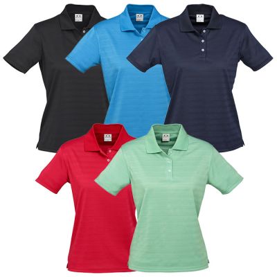 P10222 Ladies Icon Biz Cool Textured Polo