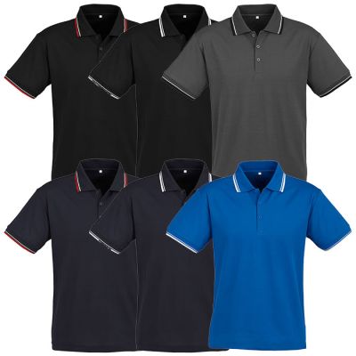 P227MS Mens Polycotton Cambridge Polo