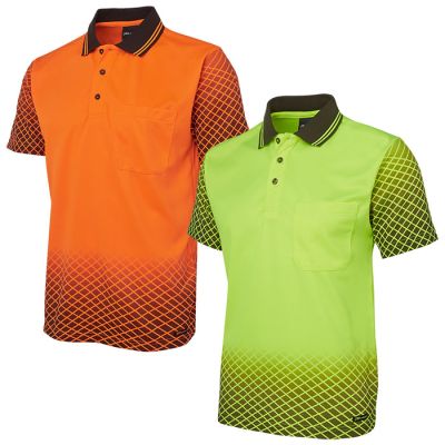 6HVNS JB Dri Hi Vis Net Polo