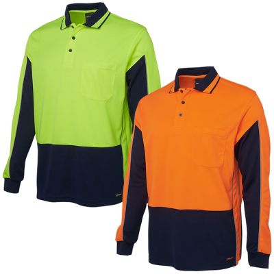 6HVGL JB Long Sleeve Gap Polo