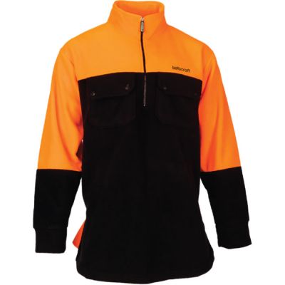 Drover Hi-Viz Half Zip Polar Fleece Jersey