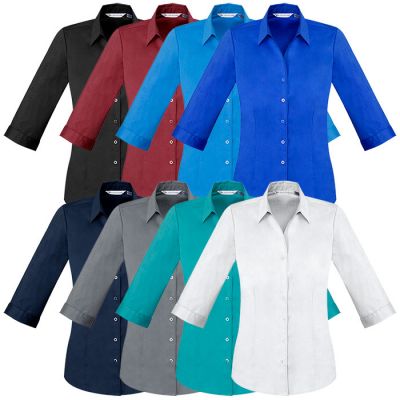 S770LT Ladies ¾ Sleeve Monaco Shirt