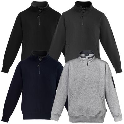 ZT366 Syzmik Mens 1/4 Zip Brushed Fleece Jersey