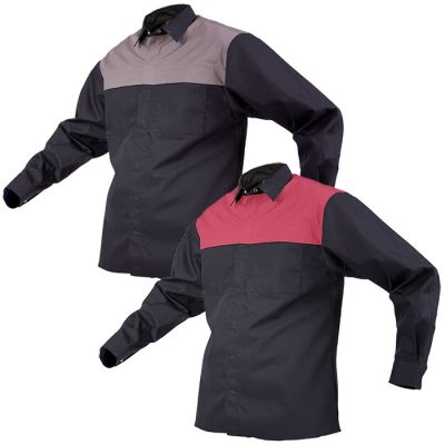 TWZ LC0108 Workzone Long Sleeve Contrast Shirt