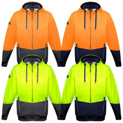 ZT478 Textured Jacquard Full Zip Hoodie