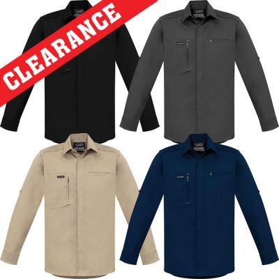 ZW350 Mens Streetworx L/S Stretch Shirt