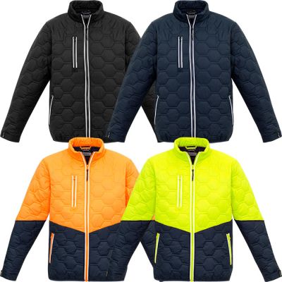 ZJ420 Unisex Hexagonal Puffer Jacket