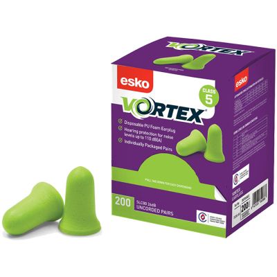 Vortex Bell Disposable Un-Corded Earplugs Class 5