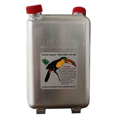 Toucan Belt-On Fuel & Oil Container - Vertical