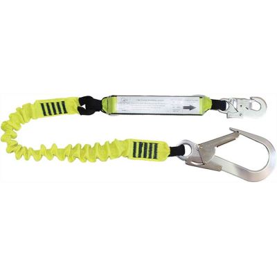 S042 2Mtr Single Elasticated Lanyard - Scaf/Hook