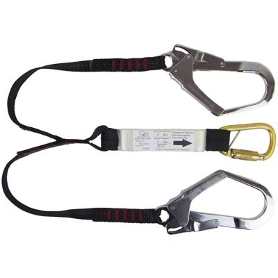 S075C 1m Twin Leg Ladder Climbing Lanyard