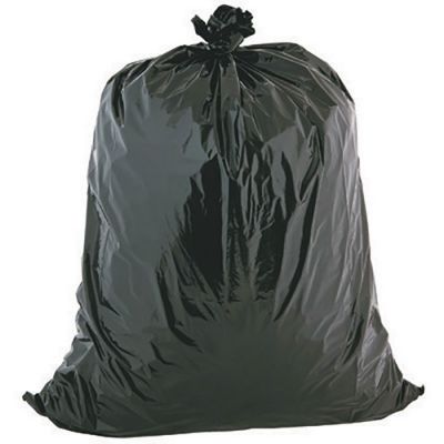Draw String Rubbish Bags Black 630 x 900mm Roll/25