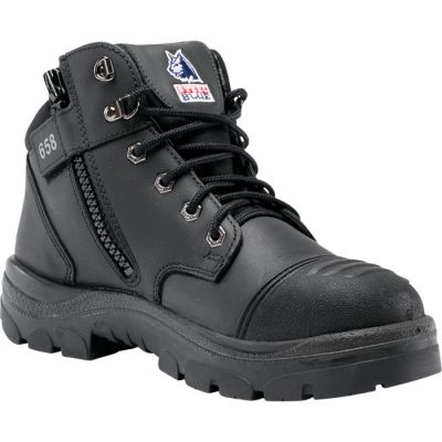 Parkes 312658 ZipSide Safety Boot with Scuff Cap