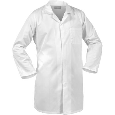 DFDPCMW Turu P/C L/S Domed Front Food Dust Coat