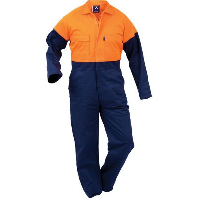 I-DOPCO 100% Cotton Day Only Overall - Plastic Zip