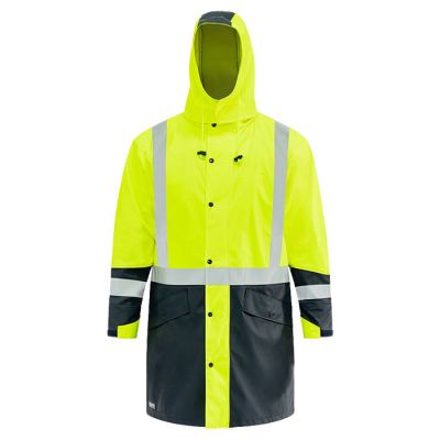 Bison PU Stamina Two Tone Reflective Raincoat
