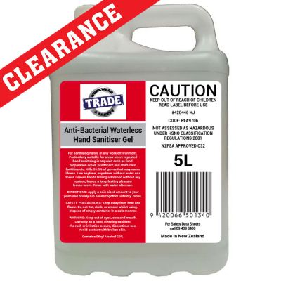 Personal Care Hand Gel Sanitiser Refill - 5Ltr