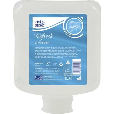 Stoko Refresh Dye & Fragrance Free Foam Soap 1Ltr