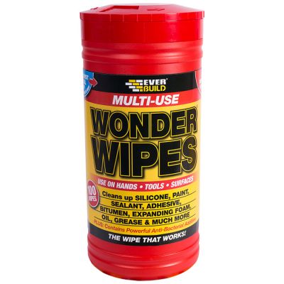 Wonder Wipes Industrial & Antibacterial - 100 Pack