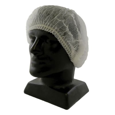 Disposable Crimped (Clip) Bouffant Hats- 53cm/21"