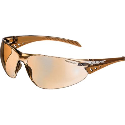 E4004 XSPEX Safety Spec - Bronze Mirror Lens