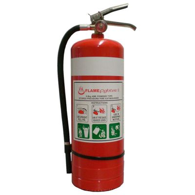 Fire Extinguisher Dry Powder ABE - Incl Wall/Bkt