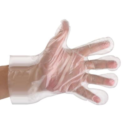 150L PE Clear Disposable Gloves