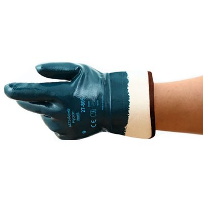 Hycron 27-805 Nitrile Full Dipped Cuff Glove