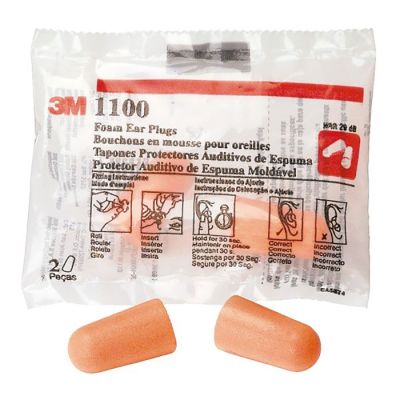 1100 3M Class 3 Earplugs Box/200pr.