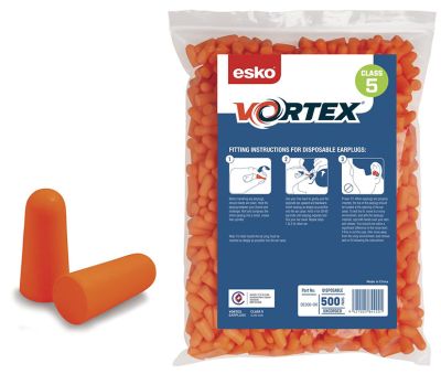 Vortex PU Earplugs Disp Refill - 500 Pairs/Bag