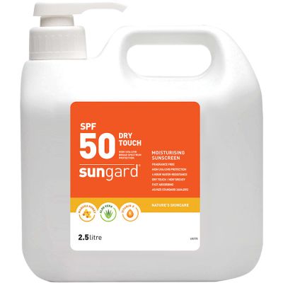 SUNGARD SPF50+ Sunscreen -2.5 Ltr Pump Top Bottle