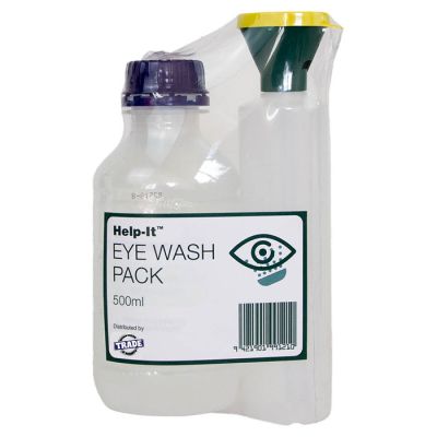 Eye Wash Bottle 250ml with 500ml Saline
