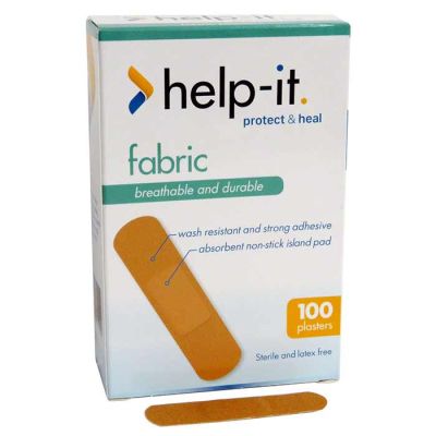 Plasters - Help-It Standard Fabric - Box/100