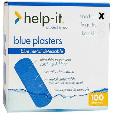 Plasters - Visual/Metal, Detectable - Box/100