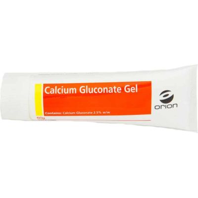 Calcium Gluconate Gel 2.5% for Acid Burns 50g Tube