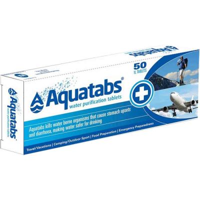 Aquatabs - Water Purification Tablets - Pack/50