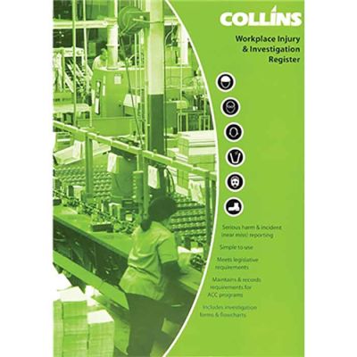 Collins 120535 A4 Accident Register Book Duplicate