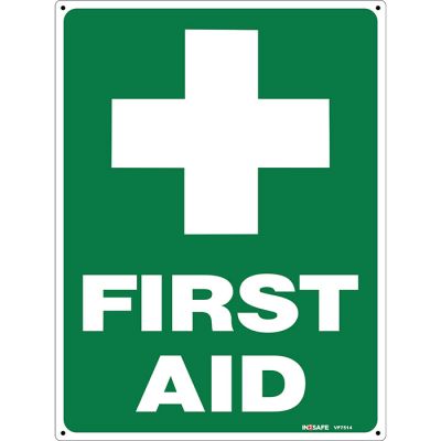First Aid Cross + Symbol Sign
