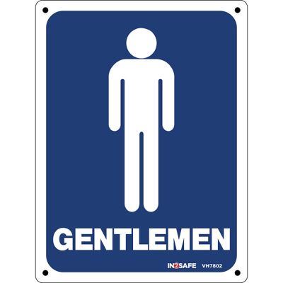 Gentlemen (Symbol) Sign