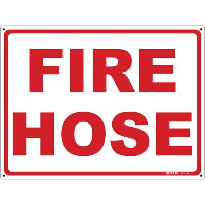 Fire Hose Sign